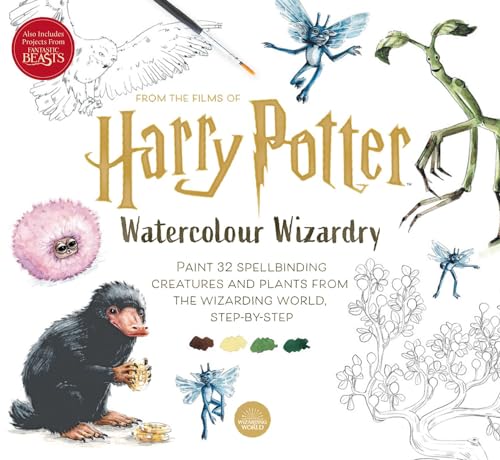 Harry Potter Watercolour Wizardry: Paint 32 spellbinding creatures and plants from the wizarding world, step-by-step von Pavilion Books